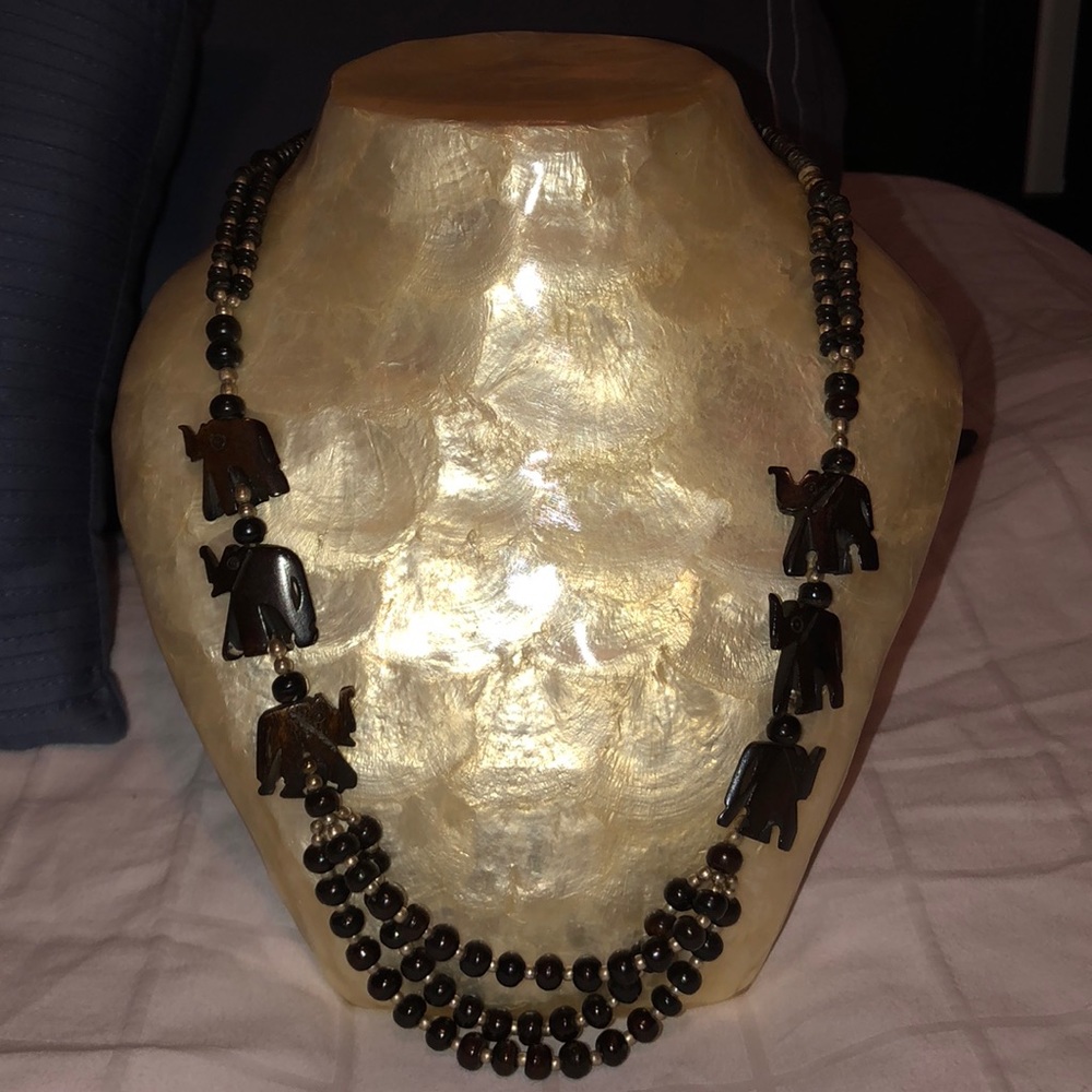 African beaded necklace